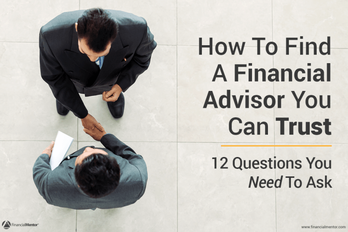 How To Find A Financial Advisor You Can Trust | Financial Mentor